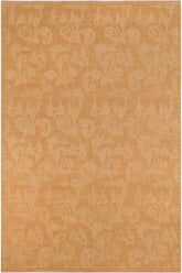 handmade Transitional Kafkaz Brown Tan Hand Knotted RECTANGLE 100% WOOL area rug 10 x 14